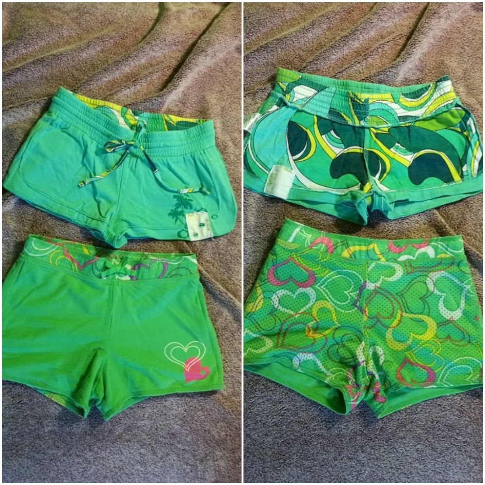 Girls L Reversible & Adjustable Shorts Lot